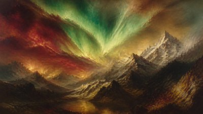 Romanticism Art Style banner example