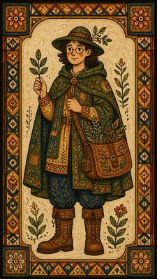 Folk Art Style character design example