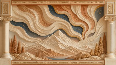 Ancient Greek Classical Art Style banner example