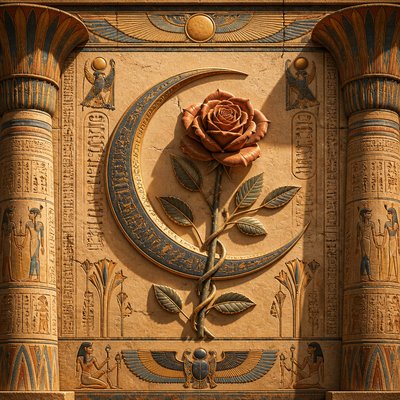 Ancient Egyptian Architecture tattoo design example