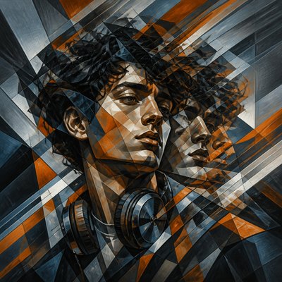 Cubo-Futurism Art Style Discord profile picture example