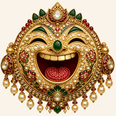 Mughal Jewelry Design Twitch emote example