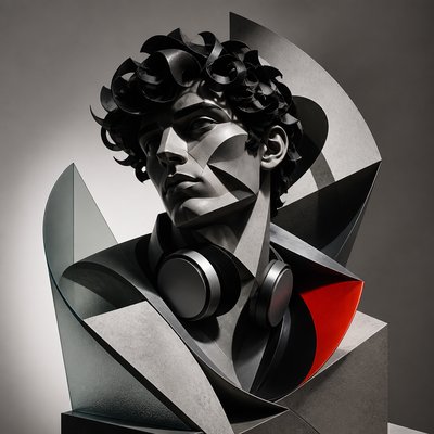 Modern Abstract Sculpture Art Style Discord profile picture example