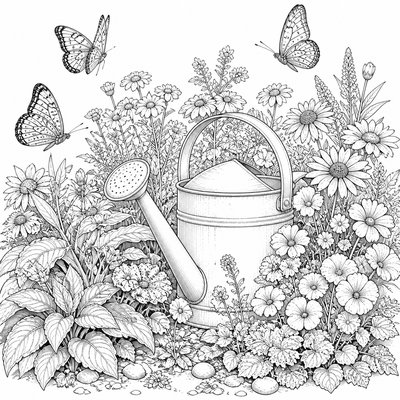 Hyperrealistic Portrait Art Style coloring page example