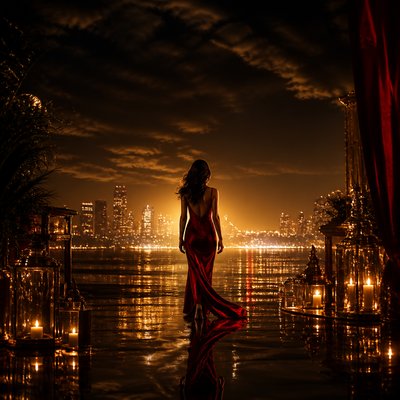 Night Luxe Aesthetic album cover example