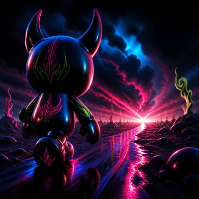 Lowbrow Art Style album cover example