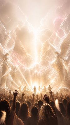 Angelcore Aesthetic flyer example