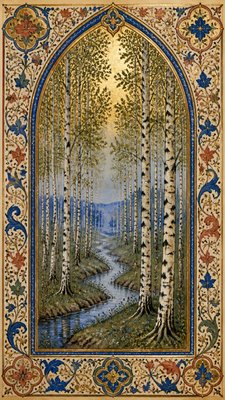 Medieval Gothic Art wall art print example