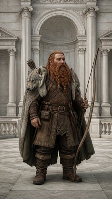Neoclassical Architecture tabletop character portrait example