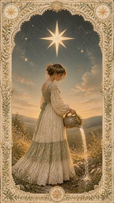 Cottagecore Fashion Style tarot card example