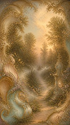 Rococo Classical Art Style book cover example