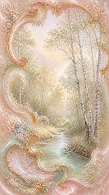 Rococo Art Style wall art print example