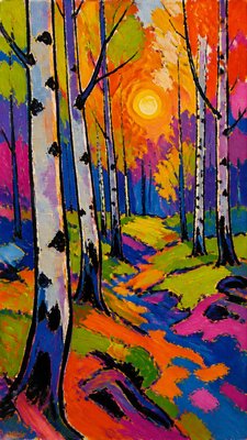 Fauvism Art Style wall art print example