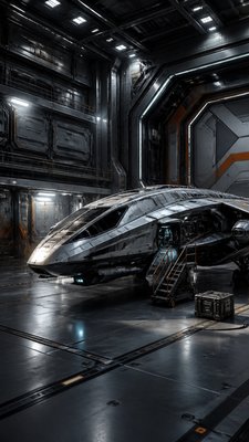 Hard Sci-Fi Art wedding invitation example
