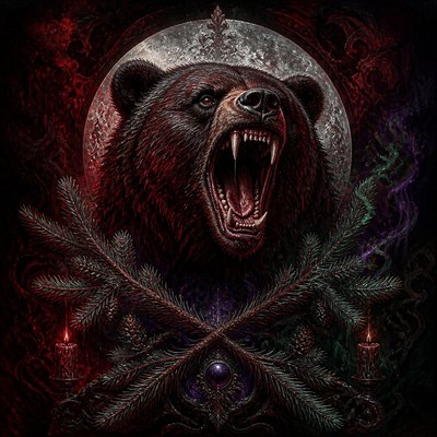 Gothic Fantasy Art t-shirt design example