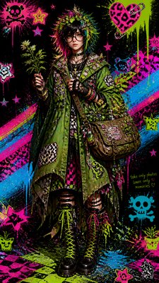 Scene Aesthetic character design example