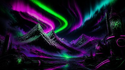Cybergoth Aesthetic banner example