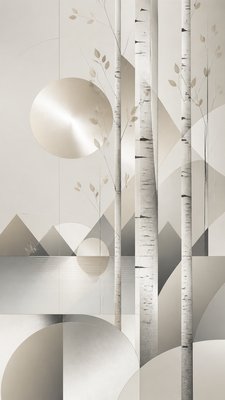 Minimalist Jewelry Design wall art print example