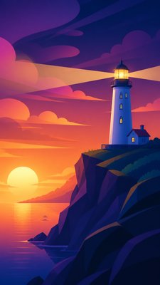 Vector Digital Art Style poster example