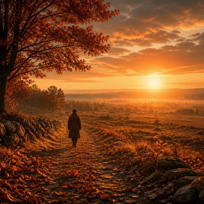 Autumncore Aesthetic album cover example