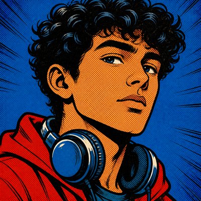 Comic Book Pop Art Style Discord profile picture example