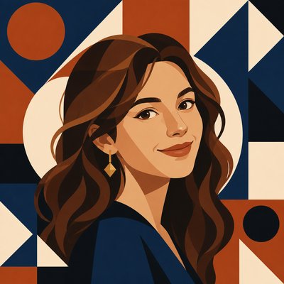 Abstract Geometric Art profile picture example