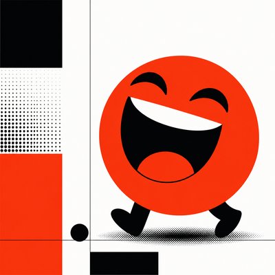 Swiss Style Poster Design Twitch emote example