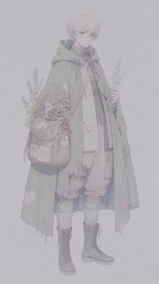 Palewave Aesthetic character design example