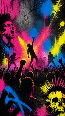 Graffiti Modern Art Style flyer example