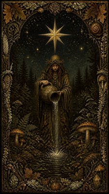 Goblincore Aesthetic tarot card example