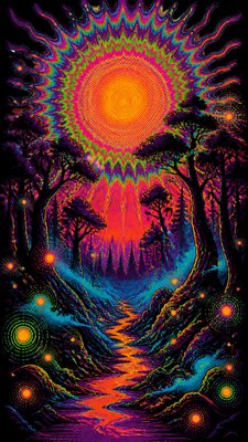 Psychedelic Poster Design book cover example
