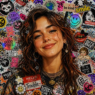 Sticker Bomb Street Art Style profile picture example
