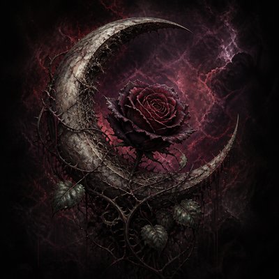 Dark Fantasy Art tattoo design example