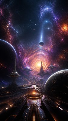 Space Opera Sci-Fi Art book cover example