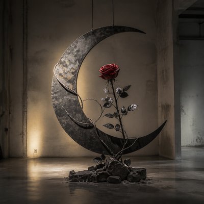 Installation Conceptual Art Style tattoo design example
