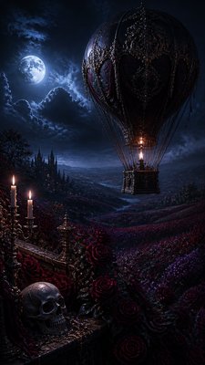 Dark Gothic Art greeting card example