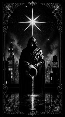 Film Noir Aesthetic tarot card example