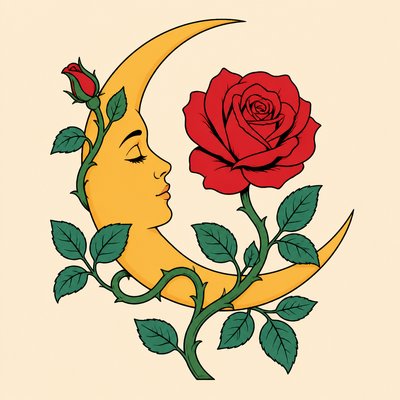 European Comic Art (Ligne Claire) tattoo design example