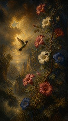 Romantic Landscape Art Style phone case design example