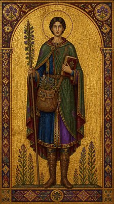 Byzantine Classical Art Style character design example