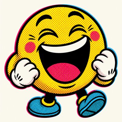Pop Art Style Twitch emote example