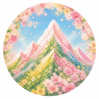 Bloomcore Aesthetic logo concept example