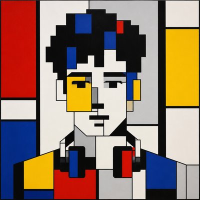 De Stijl Art Style Discord profile picture example