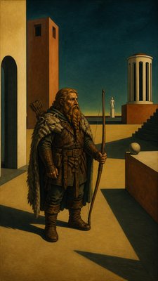 Metaphysical Painting Art Style tabletop character portrait example