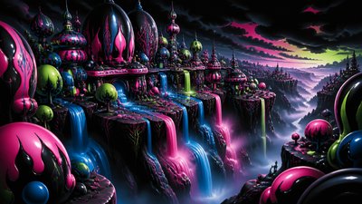 Lowbrow Art Style concept art example