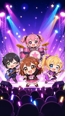 Chibi Anime Art Style flyer example
