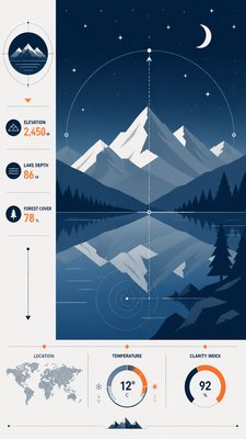 Infographic Poster Design phone wallpaper example
