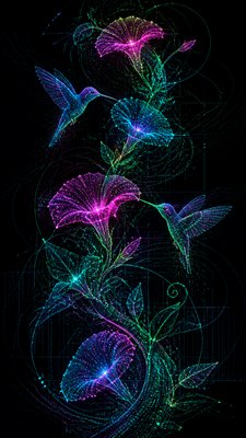 Data Visualization Contemporary Art Style phone case design example