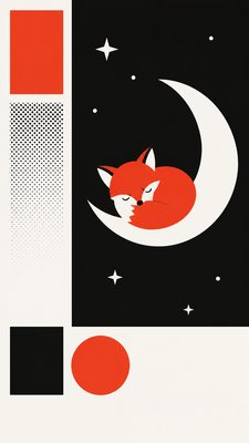 Swiss Style Poster Design baby announcement example