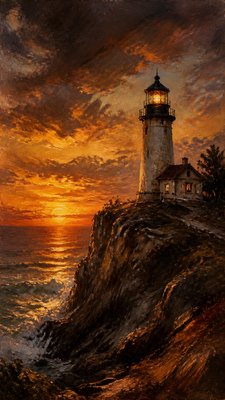 Oil Painting Art Style poster example